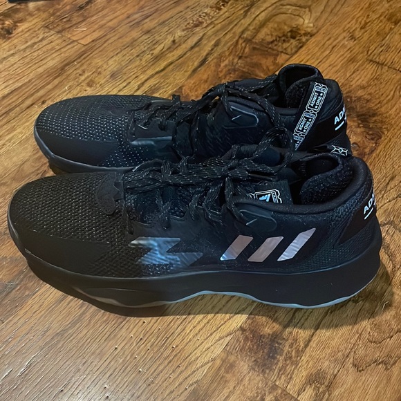 adidas Other - Mens black adidas Dame 8 Admit one basketball shoes size 12